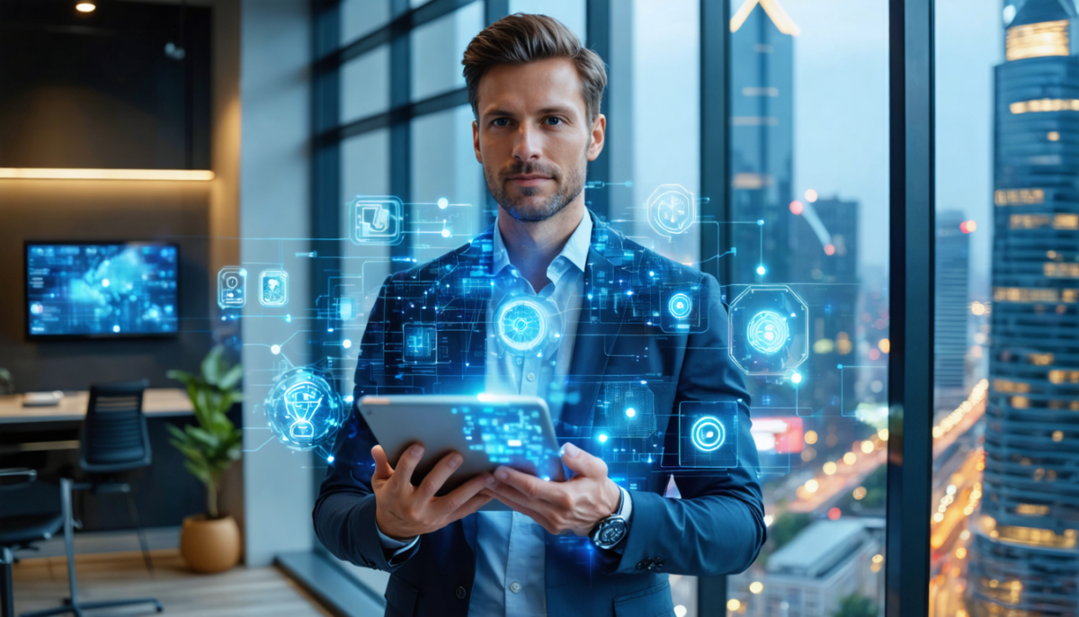 un entrepreneur avance que l'intelligence artificielle pourrait bientôt remplacer près de la moitié des cadres, révolutionnant ainsi le monde du travail.