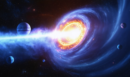 découvrez comment un trou noir libère un jet d'énergie plus puissant que le laser de l’étoile de la mort, menaçant la sécurité des planètes environnantes.